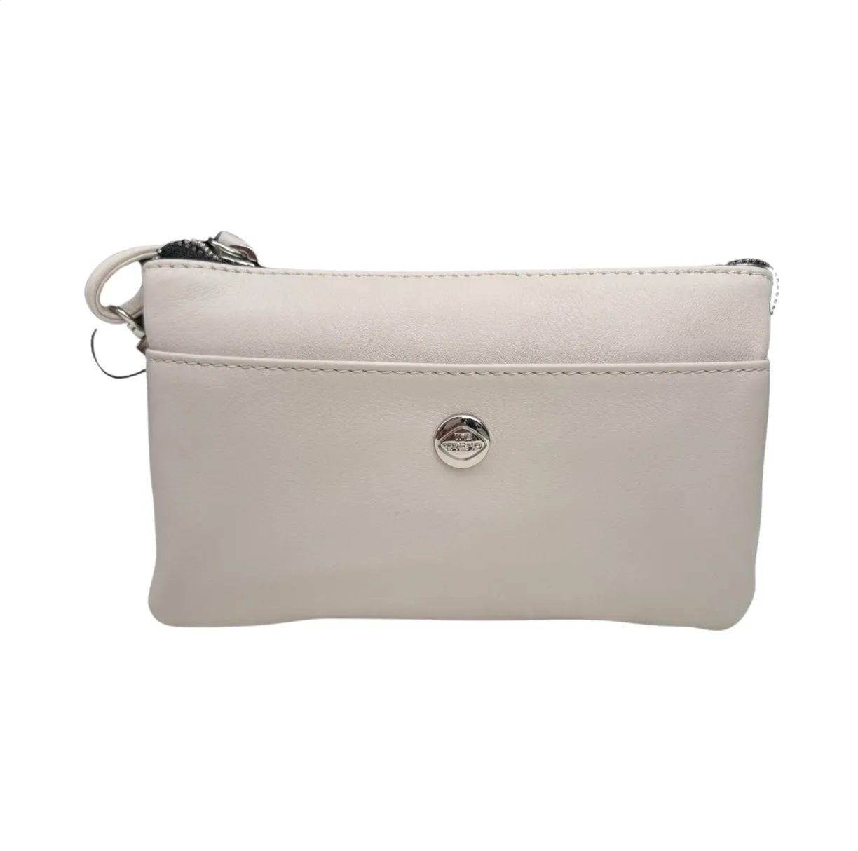 2525542 Ivory Leather Crossbody