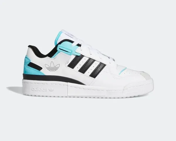 Adidas Forum Exhibit Low Aqua Cloud White Core Black Pulse Aqua GZ5390