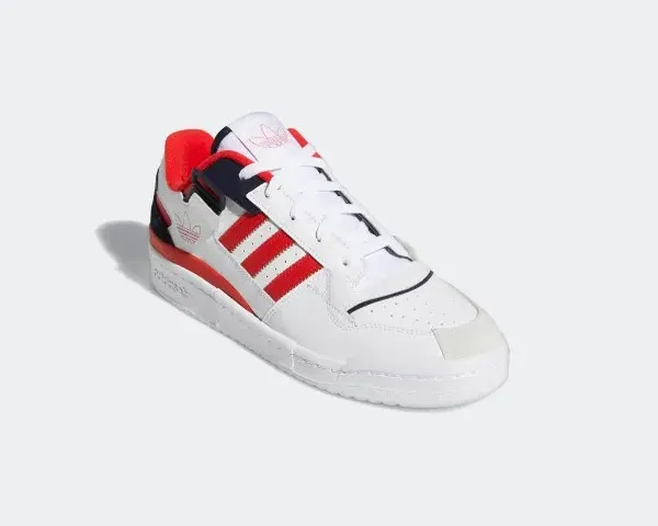 Adidas Forum Exhibit Low USA Cloud White Red Legend Ink GZ5391