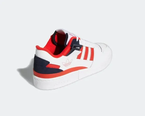 Adidas Forum Exhibit Low USA Cloud White Red Legend Ink GZ5391