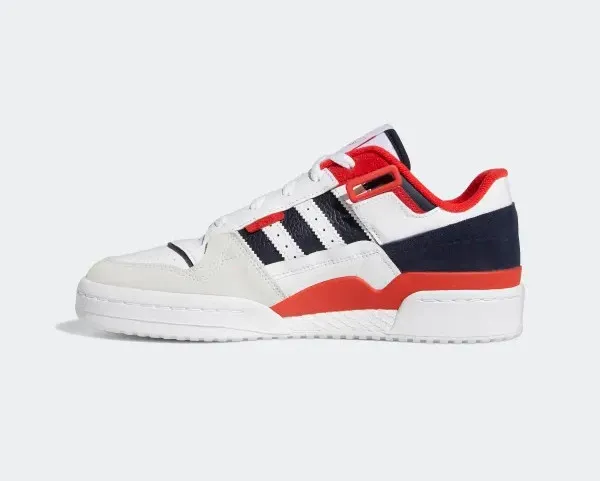 Adidas Forum Exhibit Low USA Cloud White Red Legend Ink GZ5391