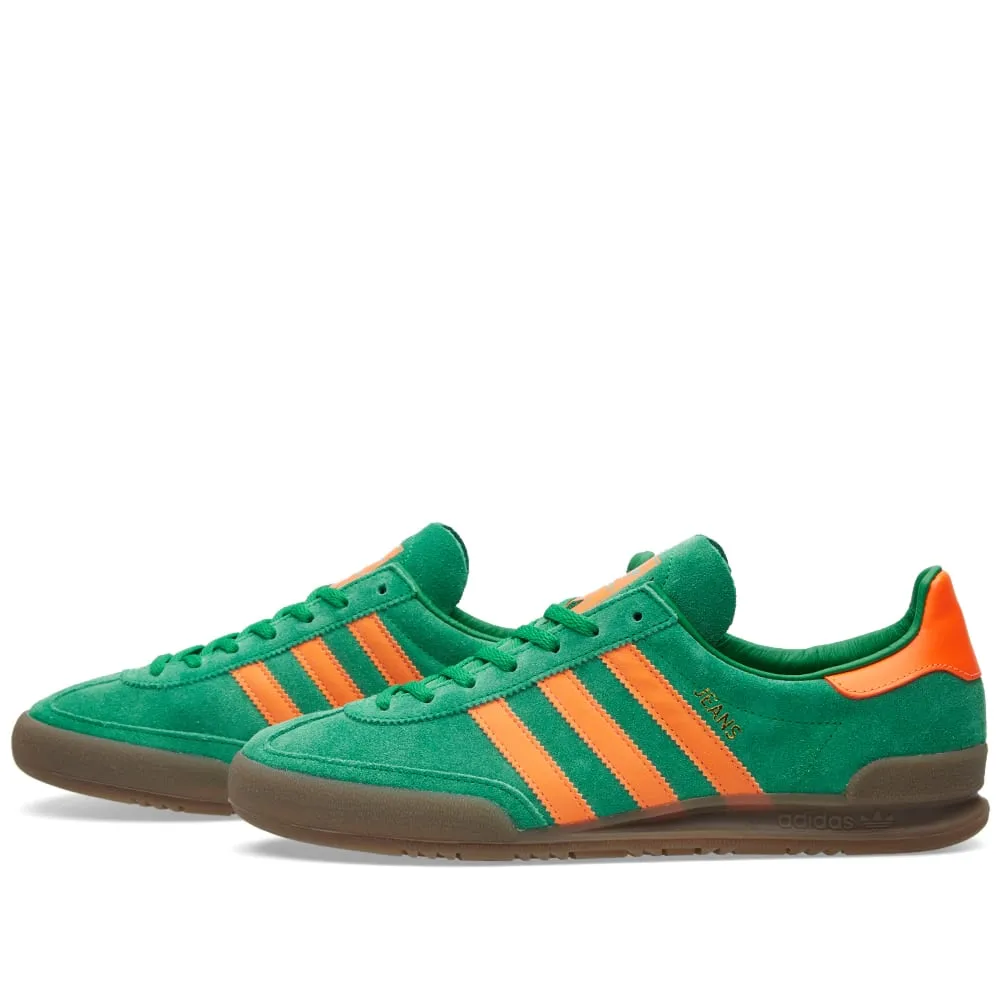 Adidas JeansGreen & Solar Orange