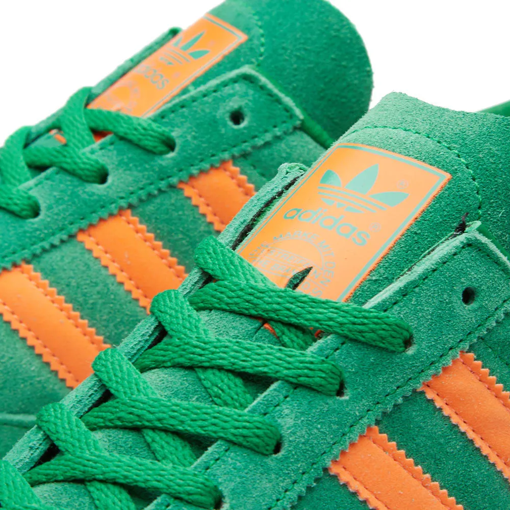 Adidas JeansGreen & Solar Orange