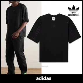 adidas  |Plain Short Sleeves Logo T-Shirts