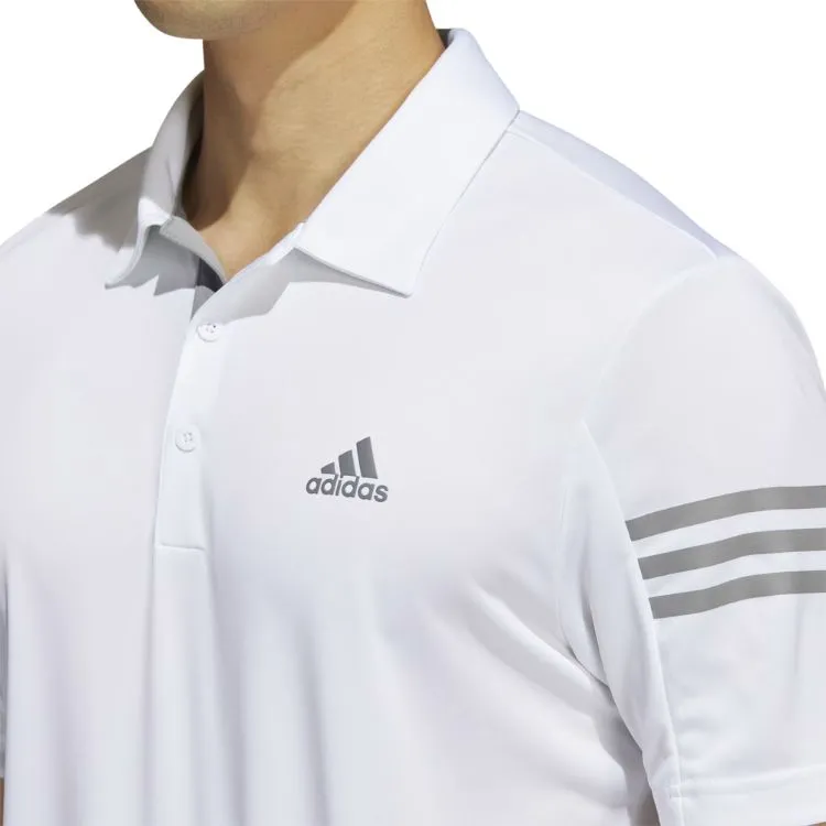 Adidas Poloshirt 3-Stripes Heren Wit