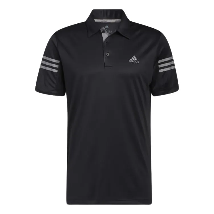 Adidas Poloshirt 3-Stripes Heren Zwart