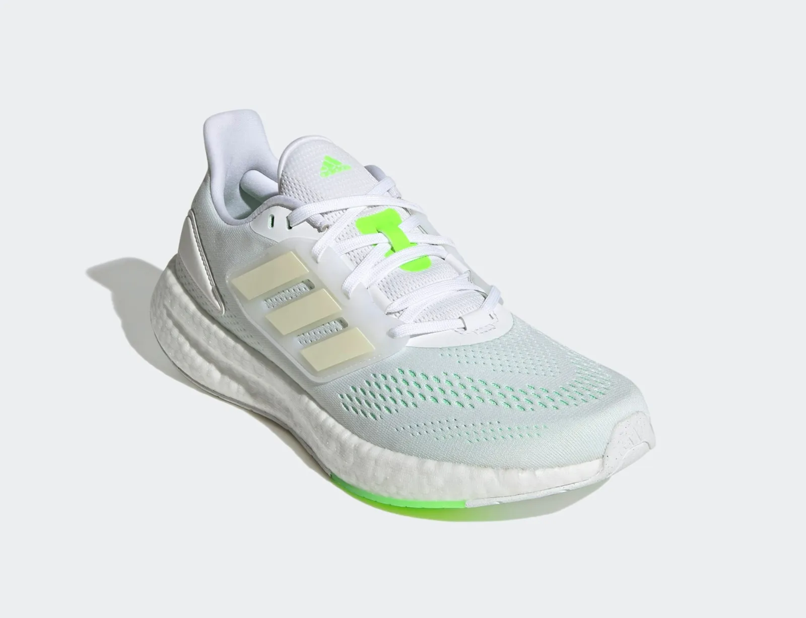 Adidas Pureboost 22 Cloud White Beam Green GZ5175