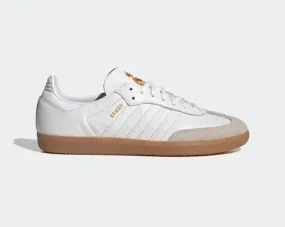 Adidas Samba Real Madrid Cloud White Gold Gum HQ7032