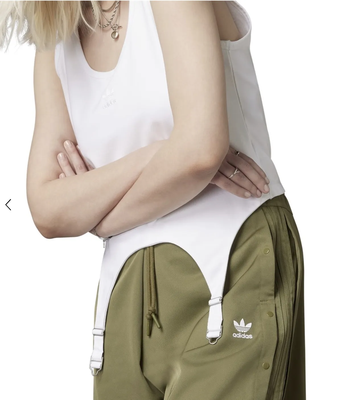 adidas  |Street Style Plain Cotton Logo Tanks & Camisoles