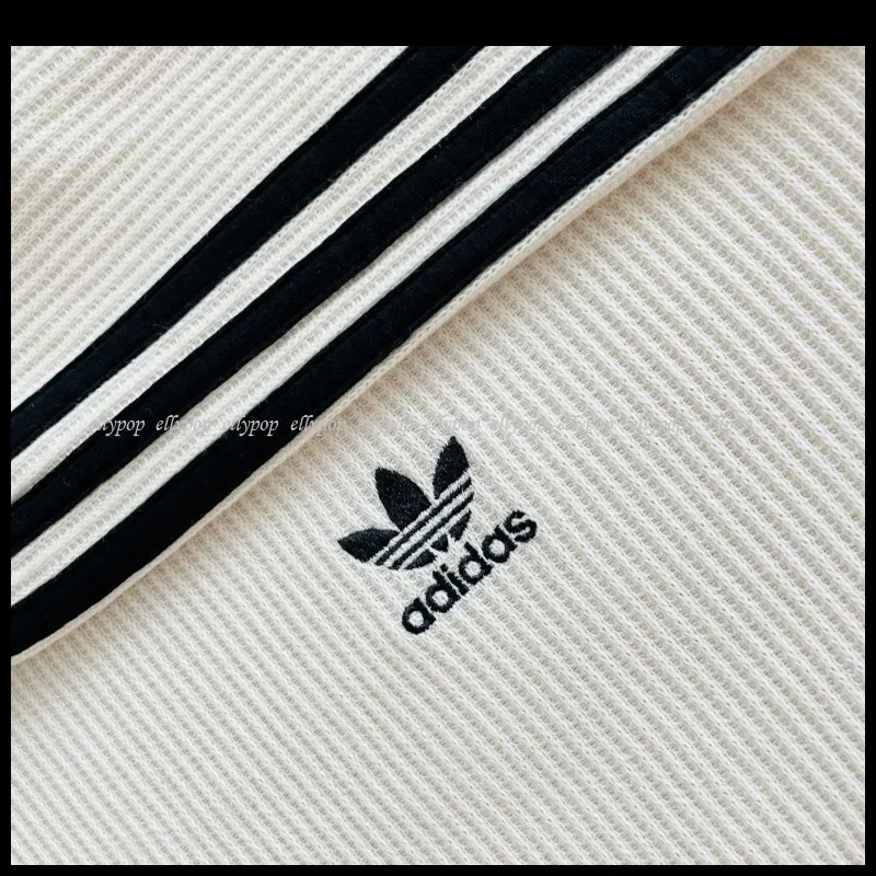 adidas  |Unisex Street Style Plain Logo Sweatshirts