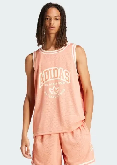 adidas  |Unisex Street Style Plain Logo Tanks