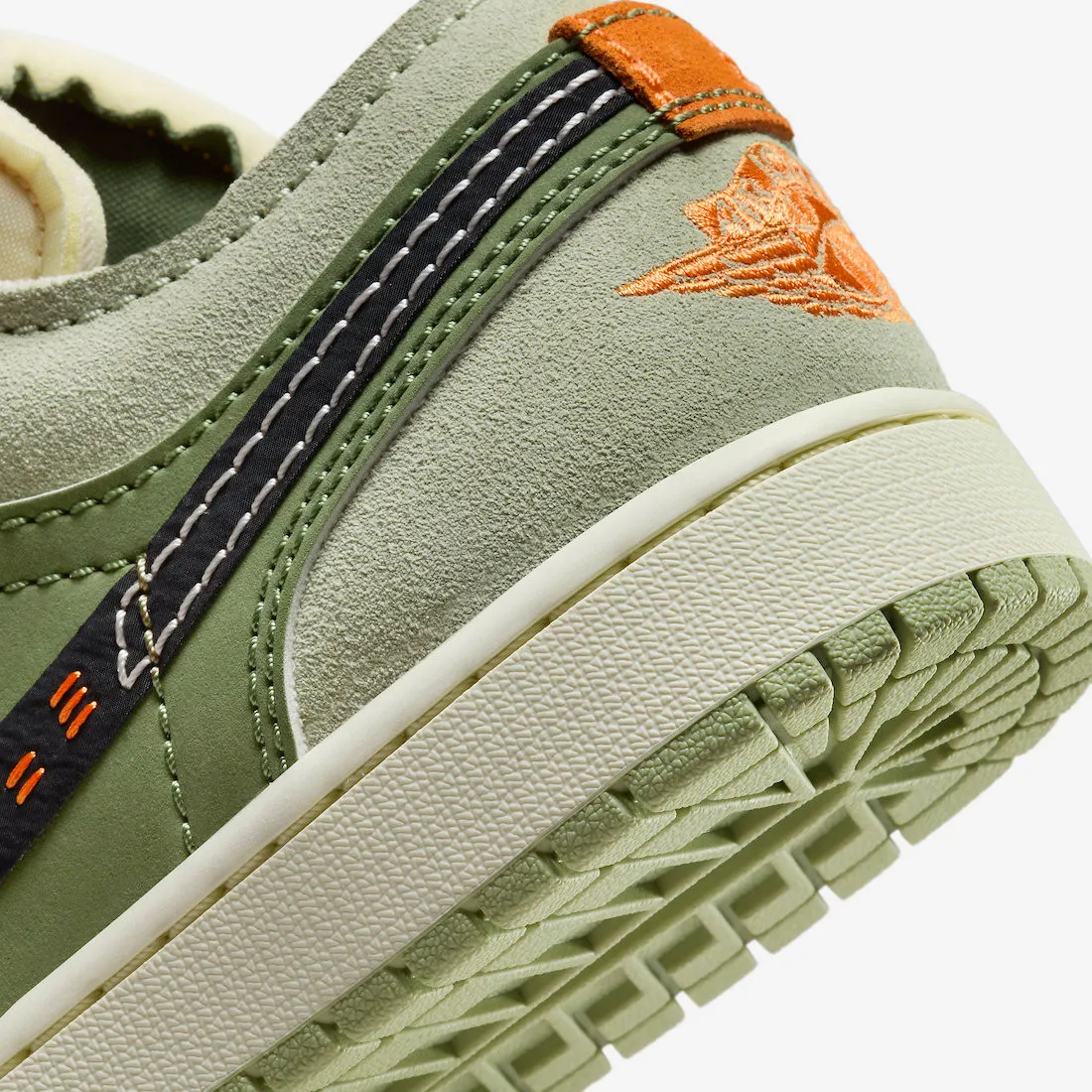 Air Jordan 1 Low Craft SE Sky J Light Olive Bright Mandarin FD6819-300