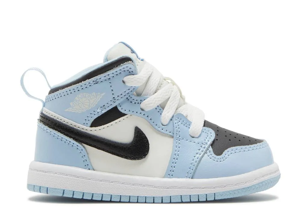 Air Jordan 1 Mid Td Ice Blue White Sail Black 644507-401