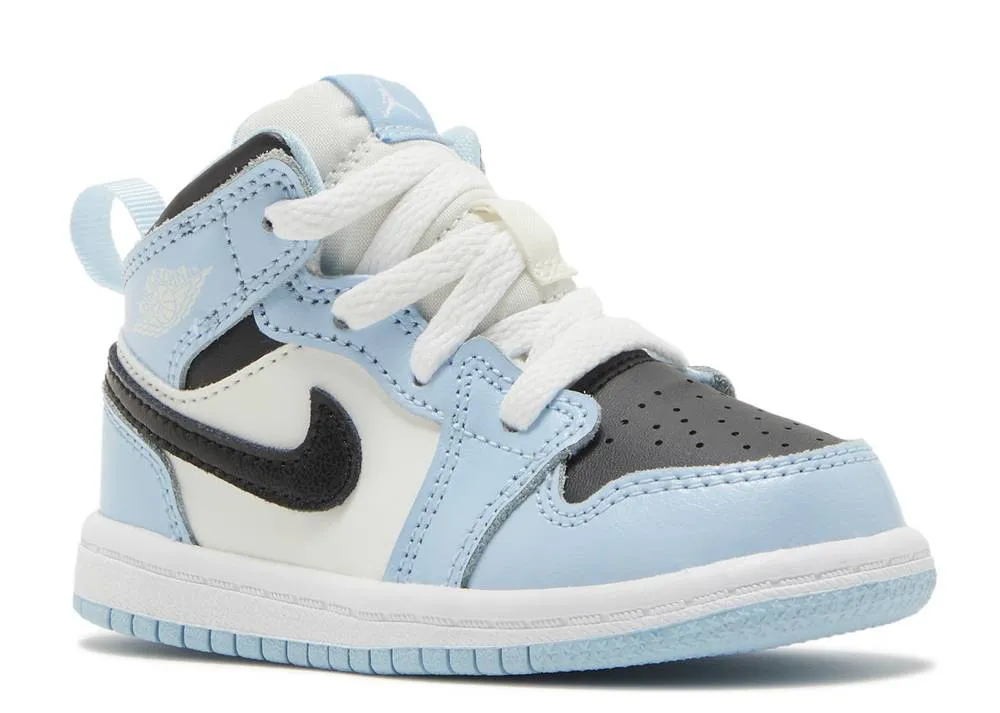 Air Jordan 1 Mid Td Ice Blue White Sail Black 644507-401