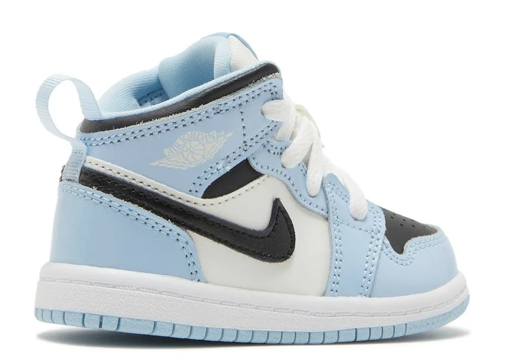 Air Jordan 1 Mid Td Ice Blue White Sail Black 644507-401