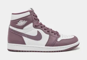 Air Jordan 1 Retro High OG Mauve Mens Lifestyle Shoes (White/Sky J Mauve)