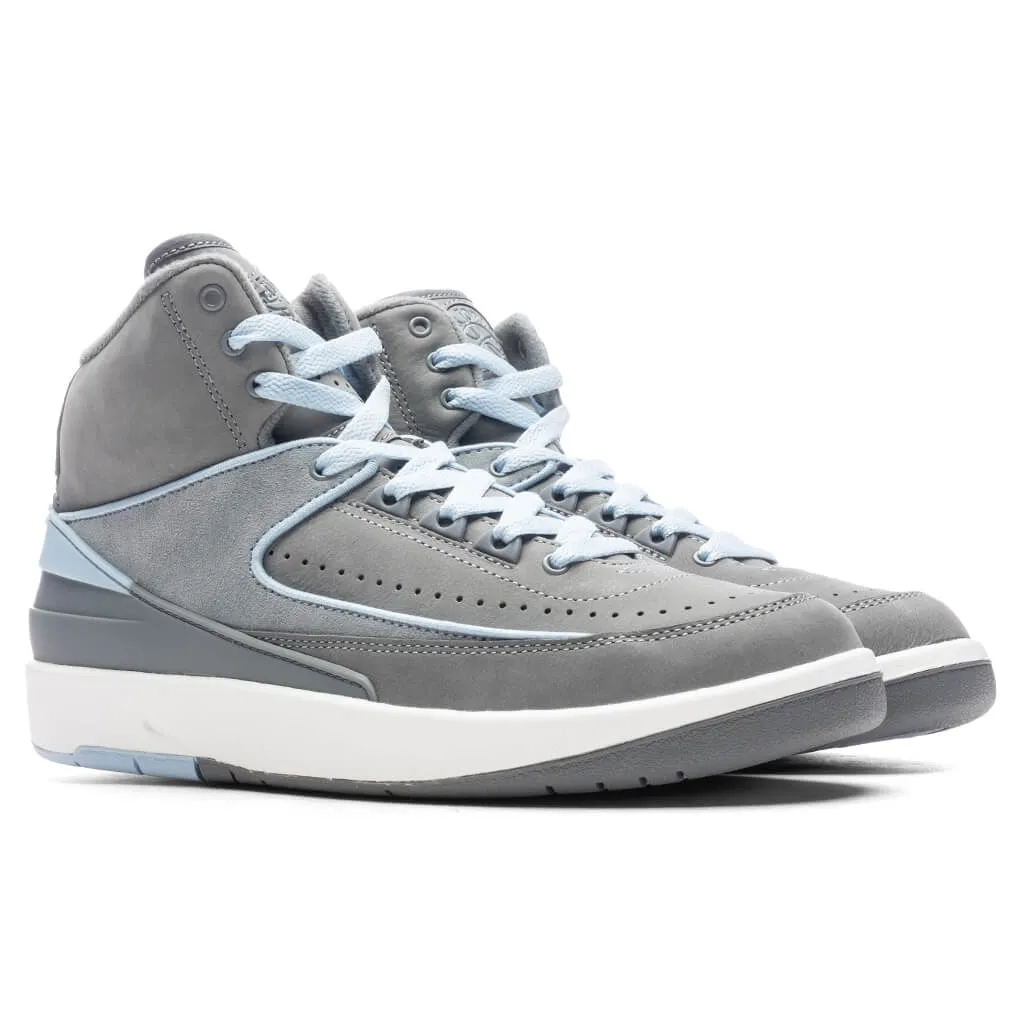 Air Jordan 2 Retro Women's - Cool Grey/Ice Blue