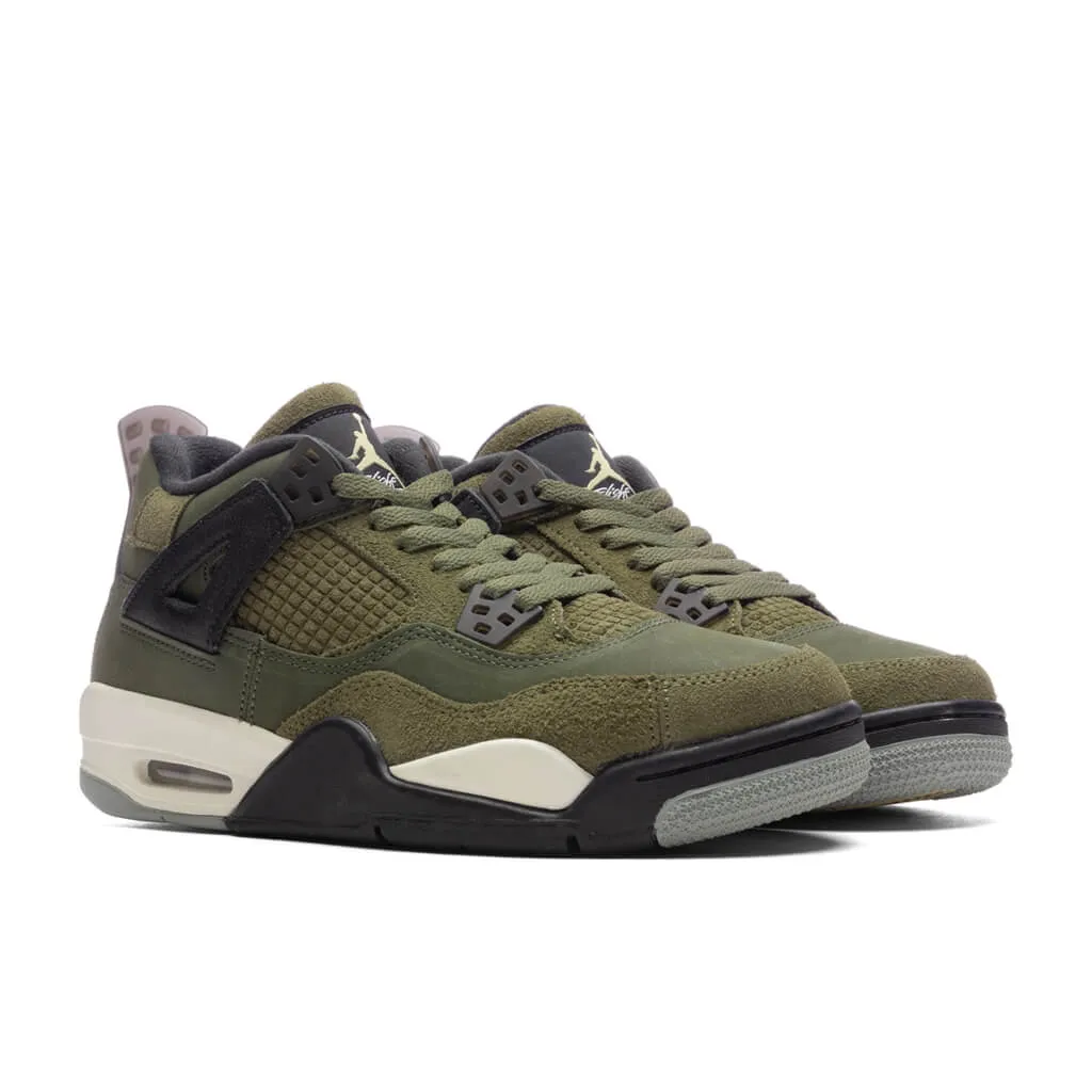 Air Jordan 4 Retro SE Craft (GS) - Medium Olive/Pale Vanilla/Cargo Khaki