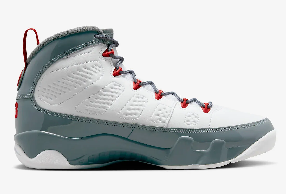 Air Jordan 9 Retro Fire Red White Cool Grey CT8019-162