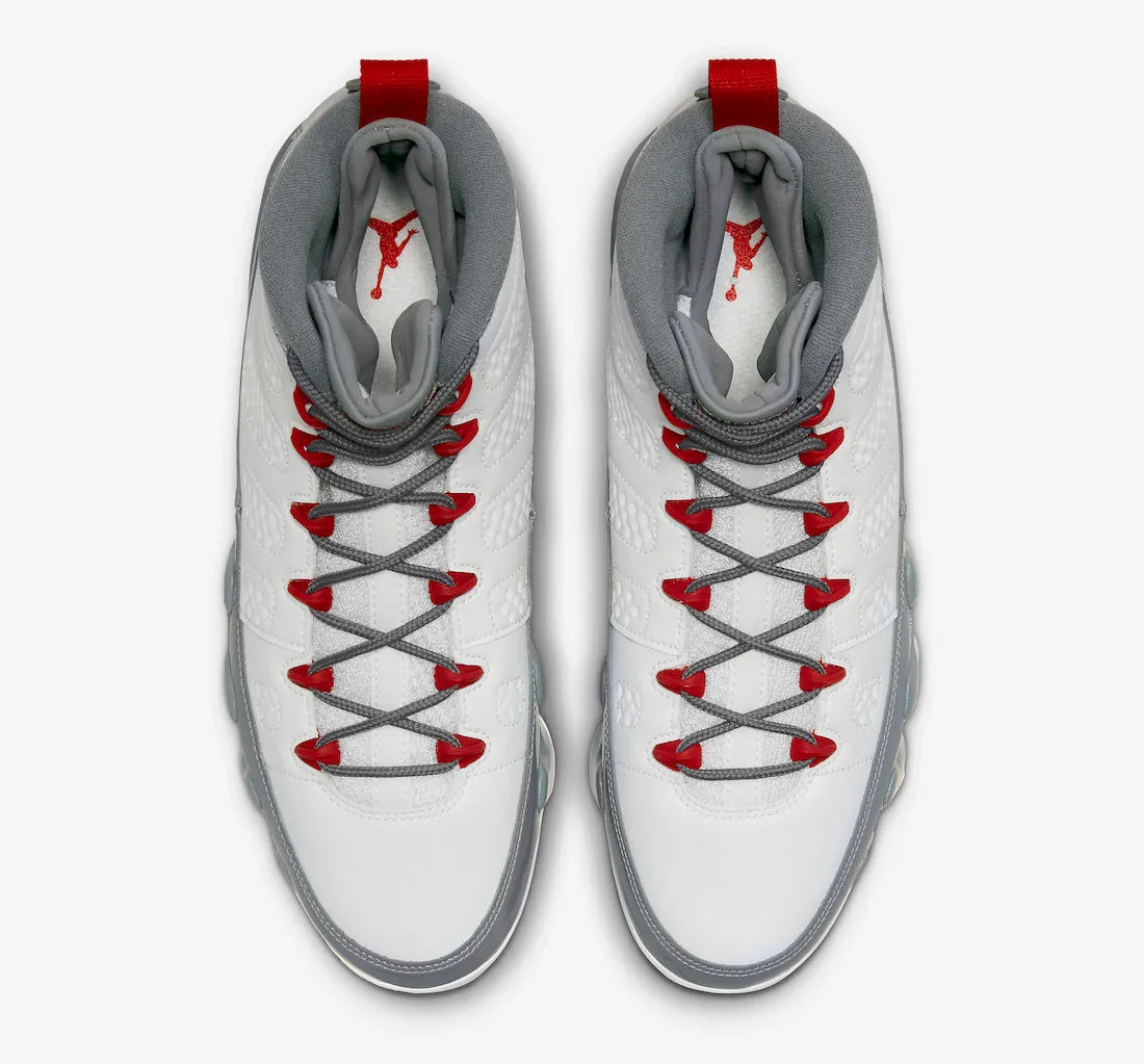 Air Jordan 9 Retro Fire Red White Cool Grey CT8019-162