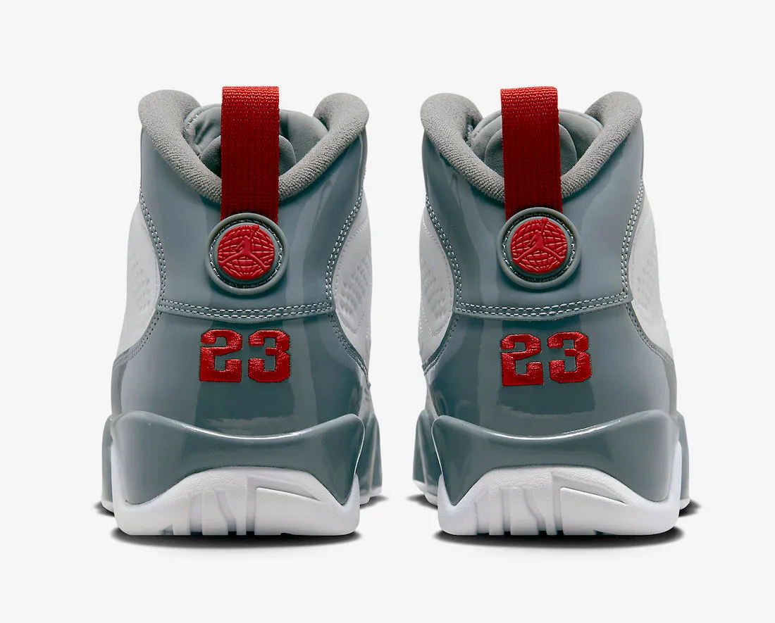 Air Jordan 9 Retro Fire Red White Cool Grey CT8019-162