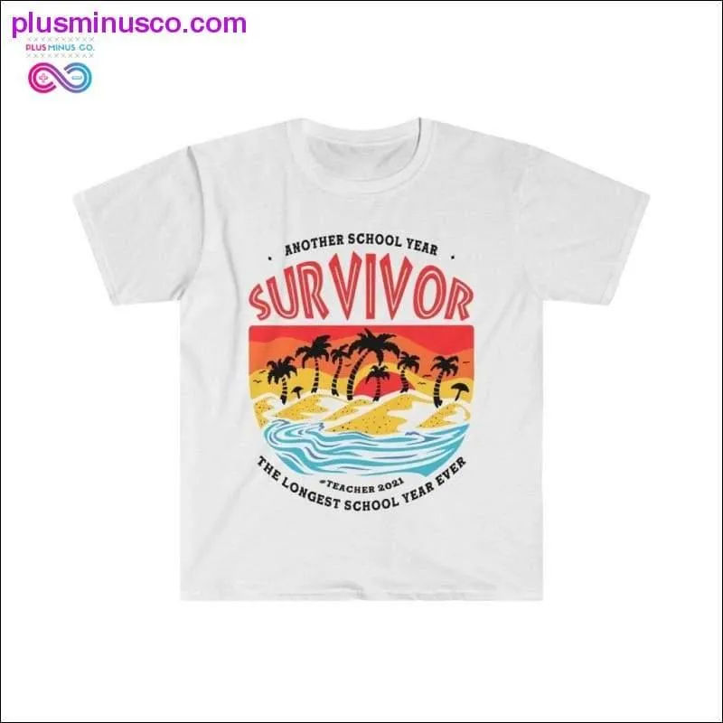 Another School Year Survivor Teachers Funny T-shirt (Light