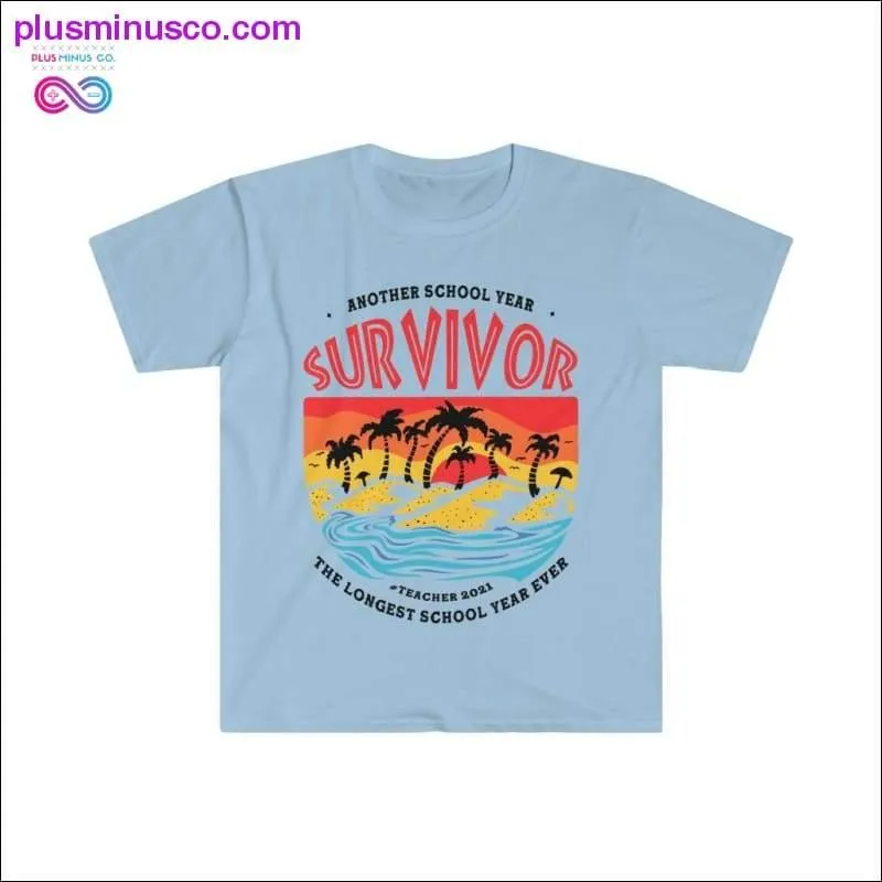 Another School Year Survivor Teachers Funny T-shirt (Light