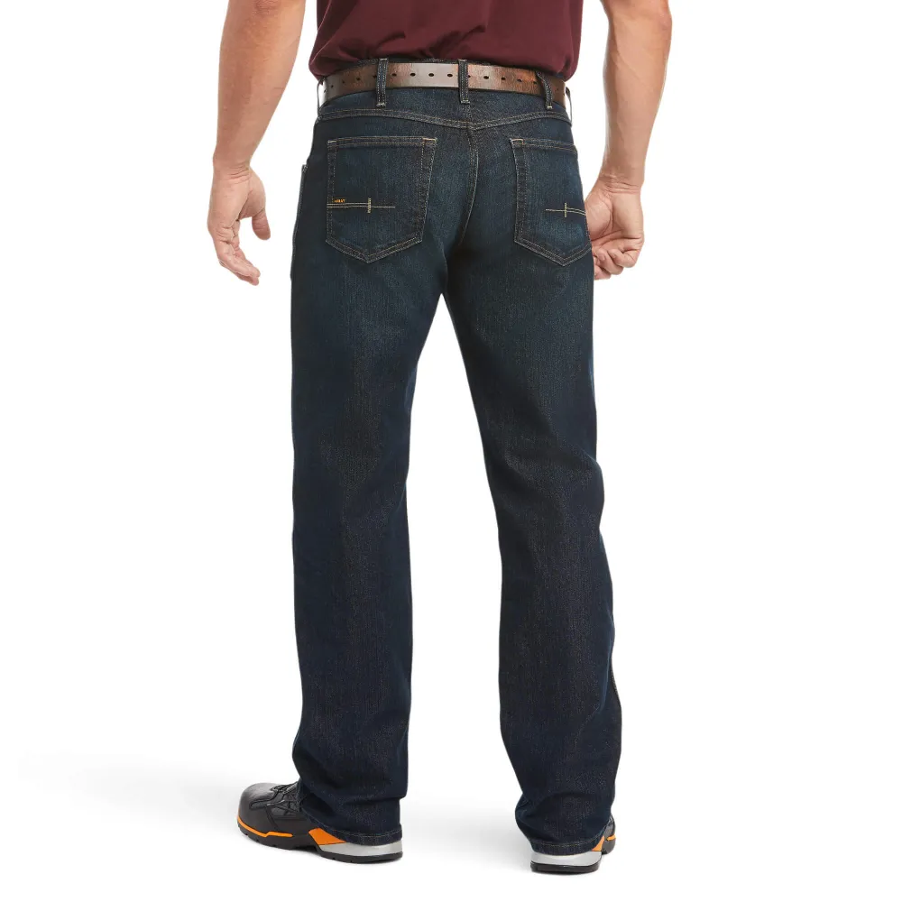 Ariat Mens Rebar M5 Edge Stackable Work Jeans In Blackstone