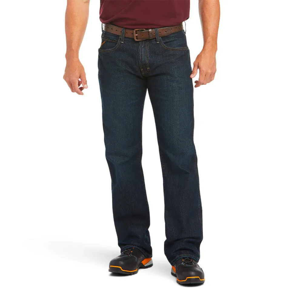 Ariat Rebar M5 Straight DuraStretch Basic Straight Leg Jean- Blackstone