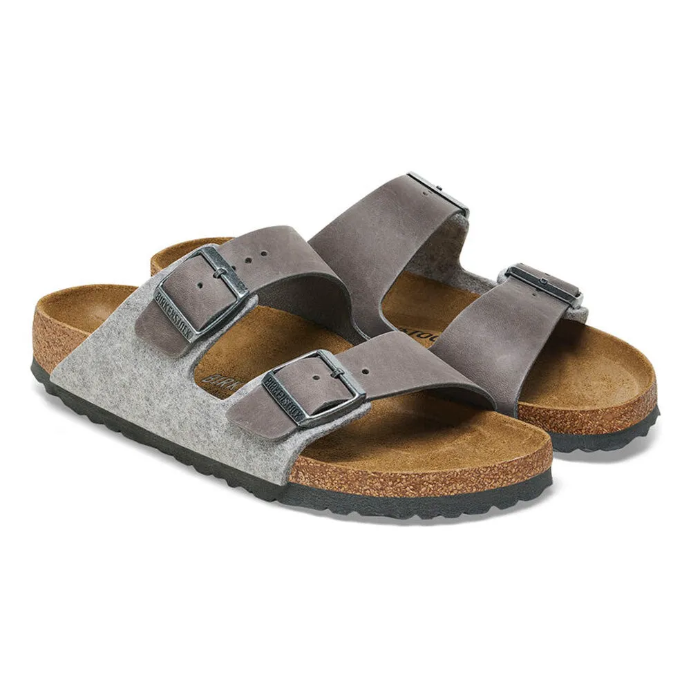 Birkenstock Arizona Light Grey Grey Felt