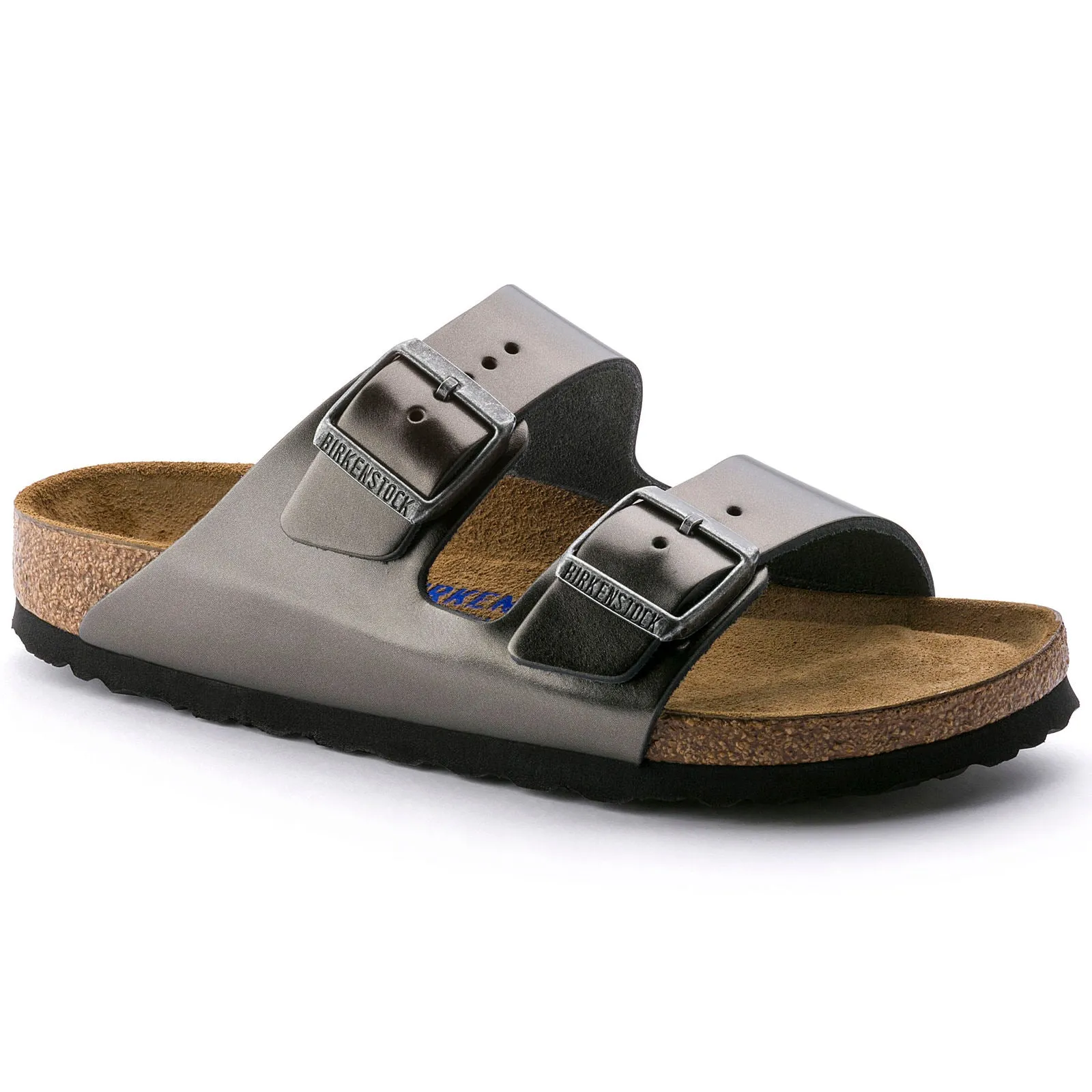 Birkenstock Arizona Soft Footbed - Metallic Leather