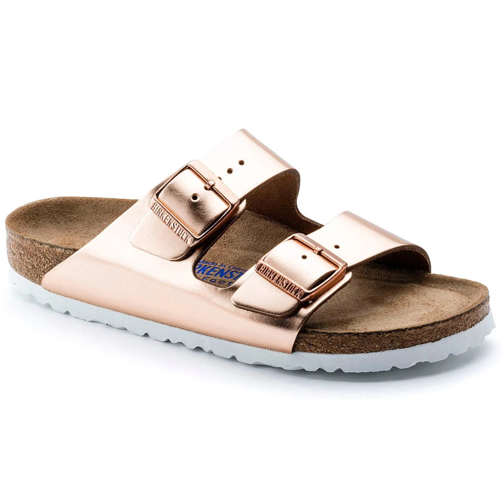 Birkenstock Arizona Soft Footbed - Metallic Leather