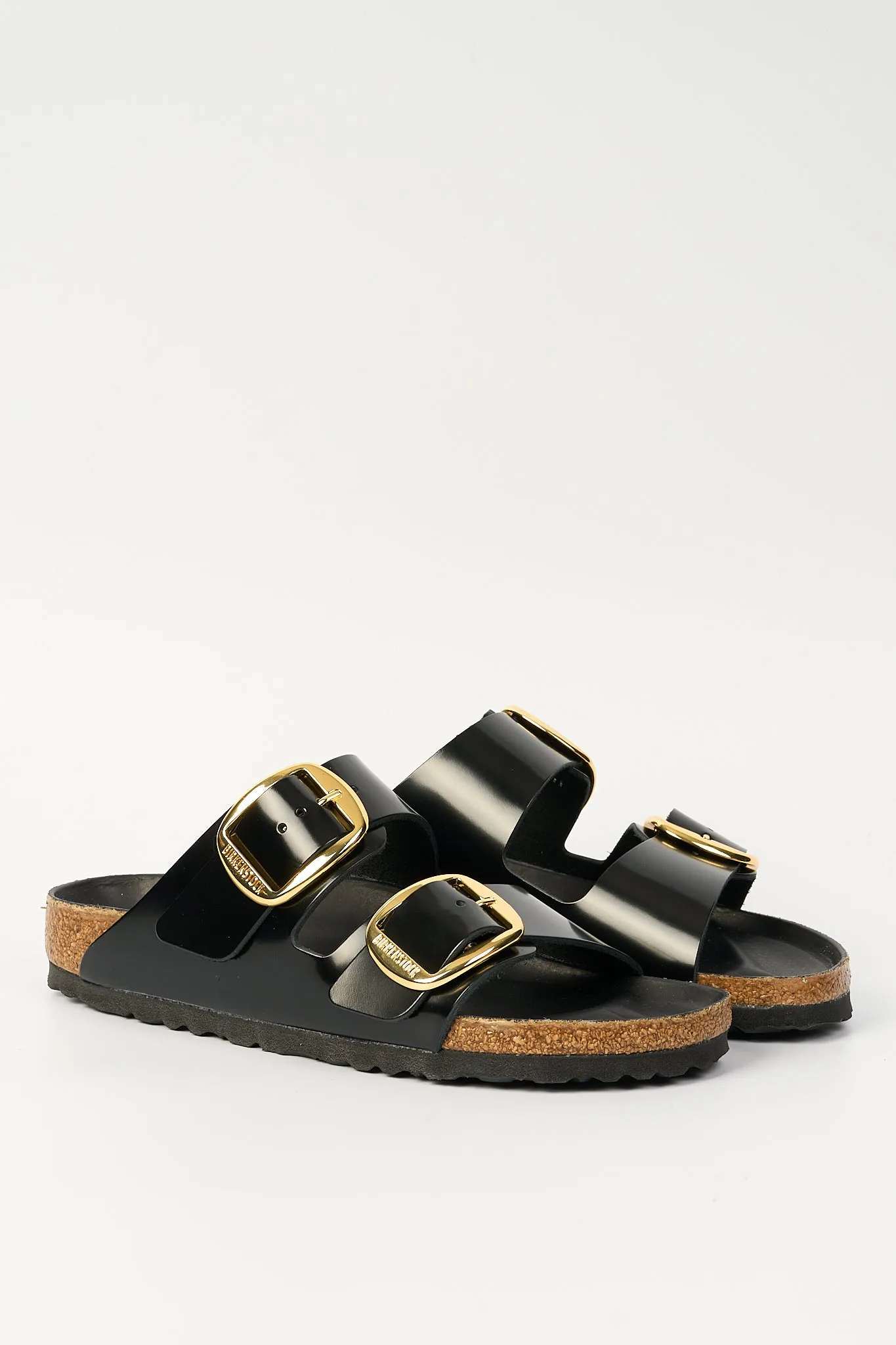 Birkenstock Ciabatta Arizona Big Buckle Nero Donna