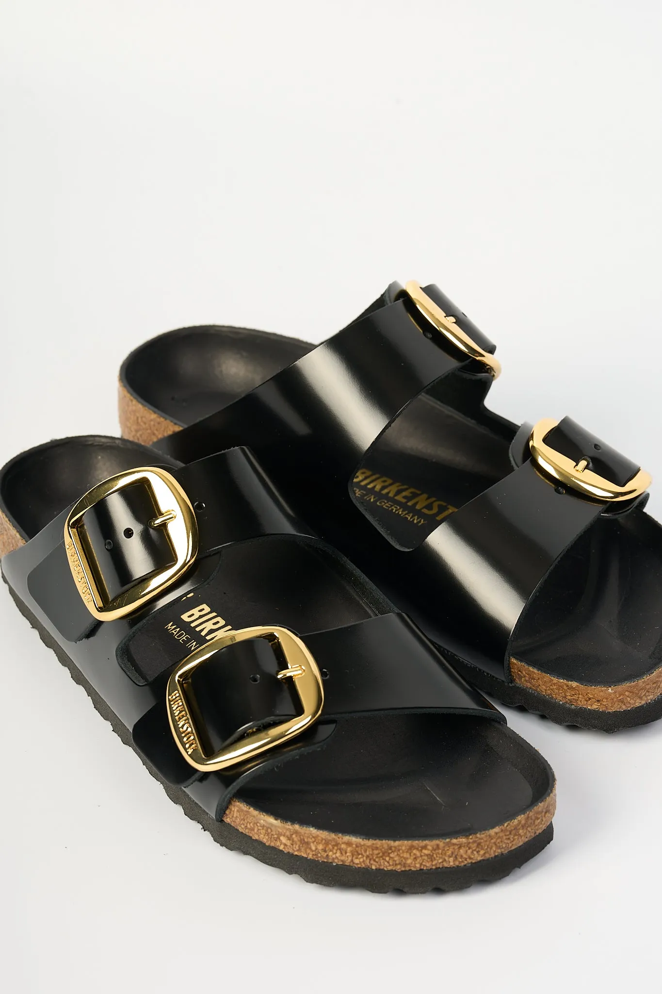 Birkenstock Ciabatta Arizona Big Buckle Nero Donna