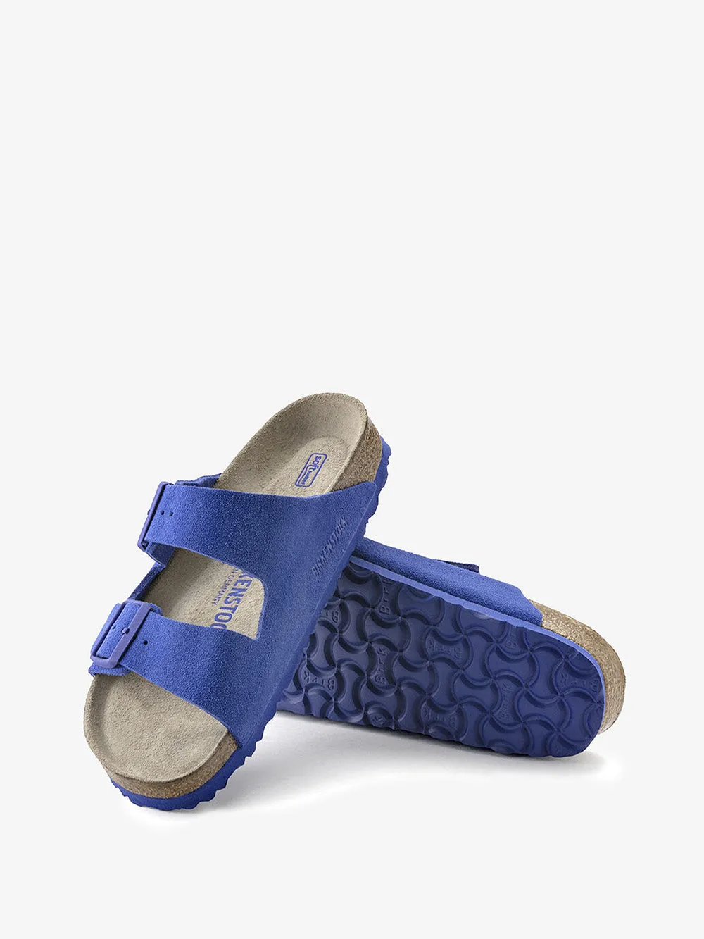 Birkenstock - Ciabatta classica doppia fascia con fibbia in metallo modello Arizona