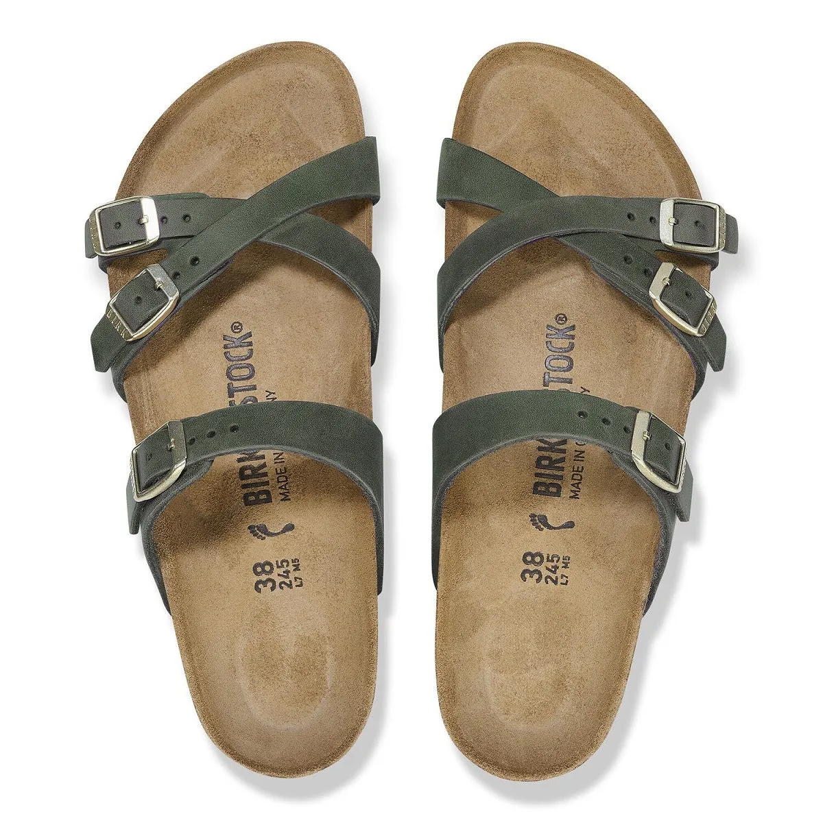 Birkenstock Franca Oiled Leather Thyme