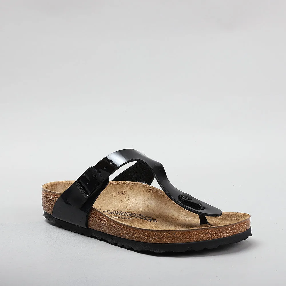 BIRKENSTOCK GIZEH 43661 BF BLACK PATENT