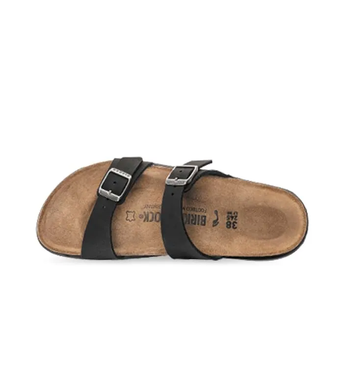 birkenstock sierra birko flor nubuk (narrow) unisex black