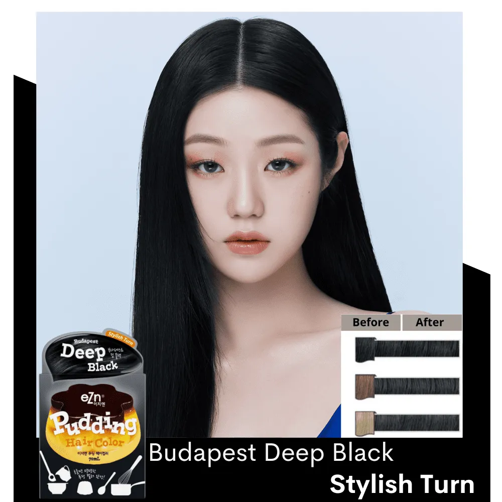 Budapest Deep Black - eZn Pudding Hair Colour