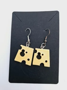 Cheese Earrings