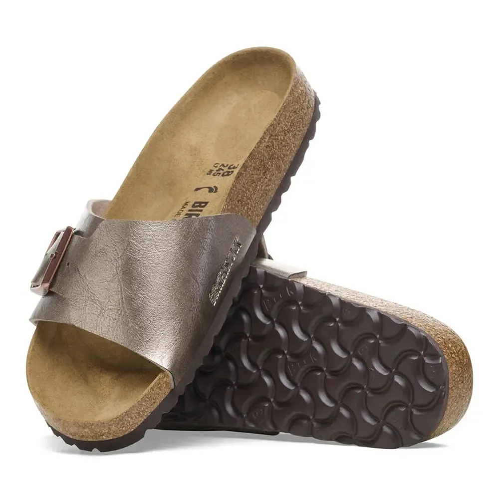 CIABATTE BIRKENSTOCK DONNA CATALINA GRACEFUL TAUPE BIRKOFLOR 1026622