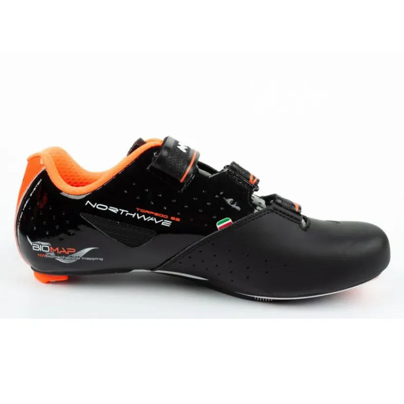 Cycling shoes Northwave Torpedo 3S M 80141004 06 black orange