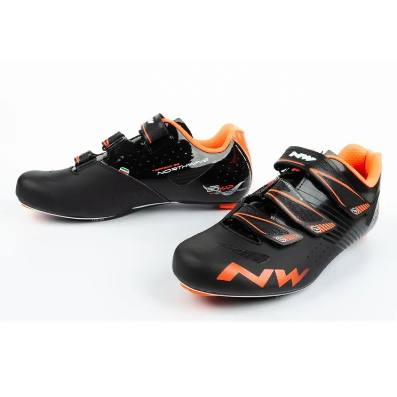 Cycling shoes Northwave Torpedo 3S M 80141004 06 black orange