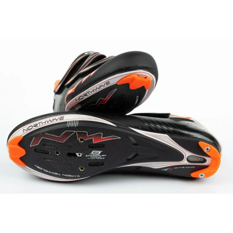 Cycling shoes Northwave Torpedo 3S M 80141004 06 black orange