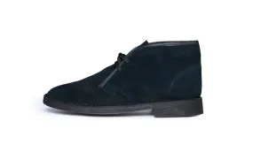 Dark Blue Suede Desert Boot