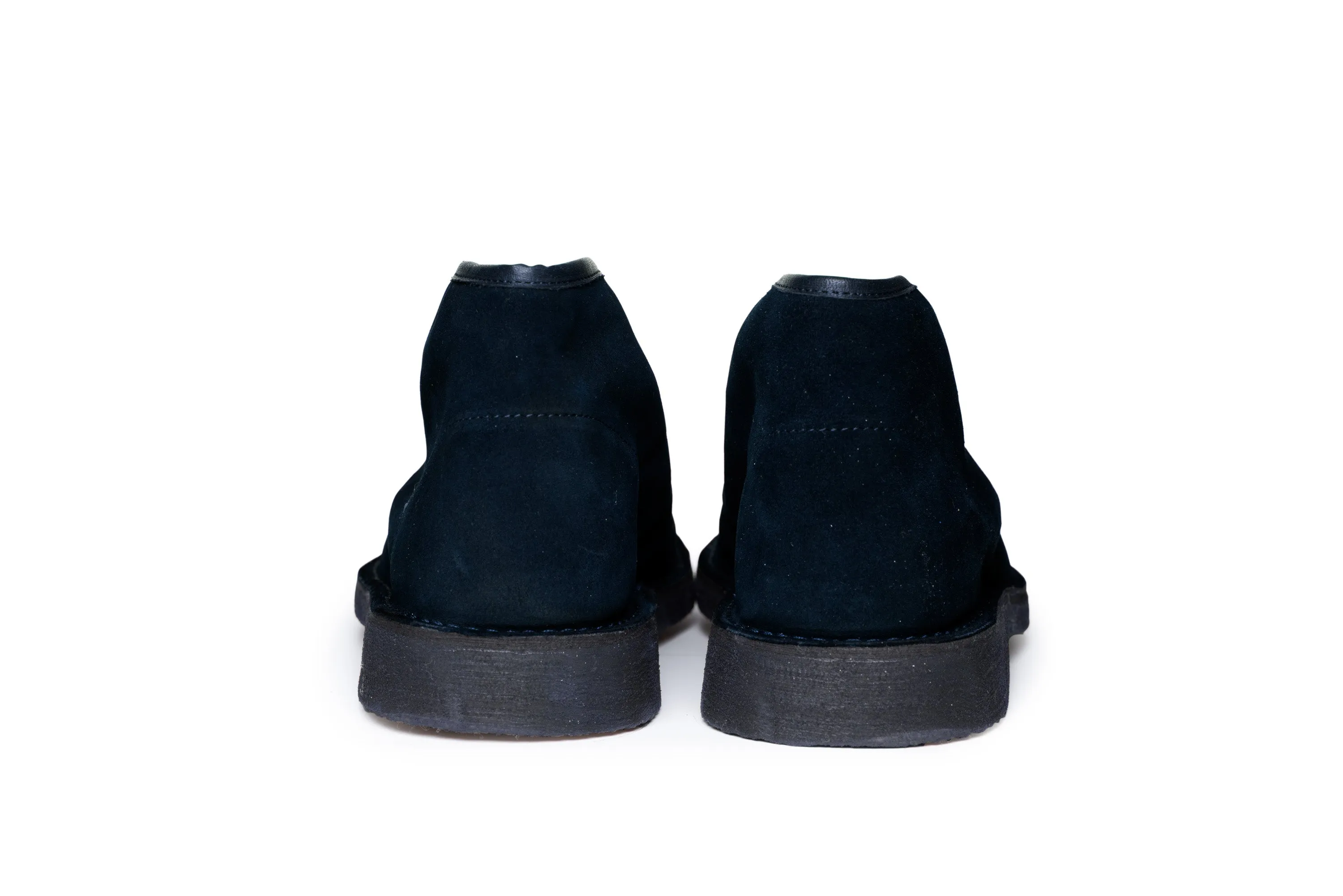 Dark Blue Suede Desert Boot