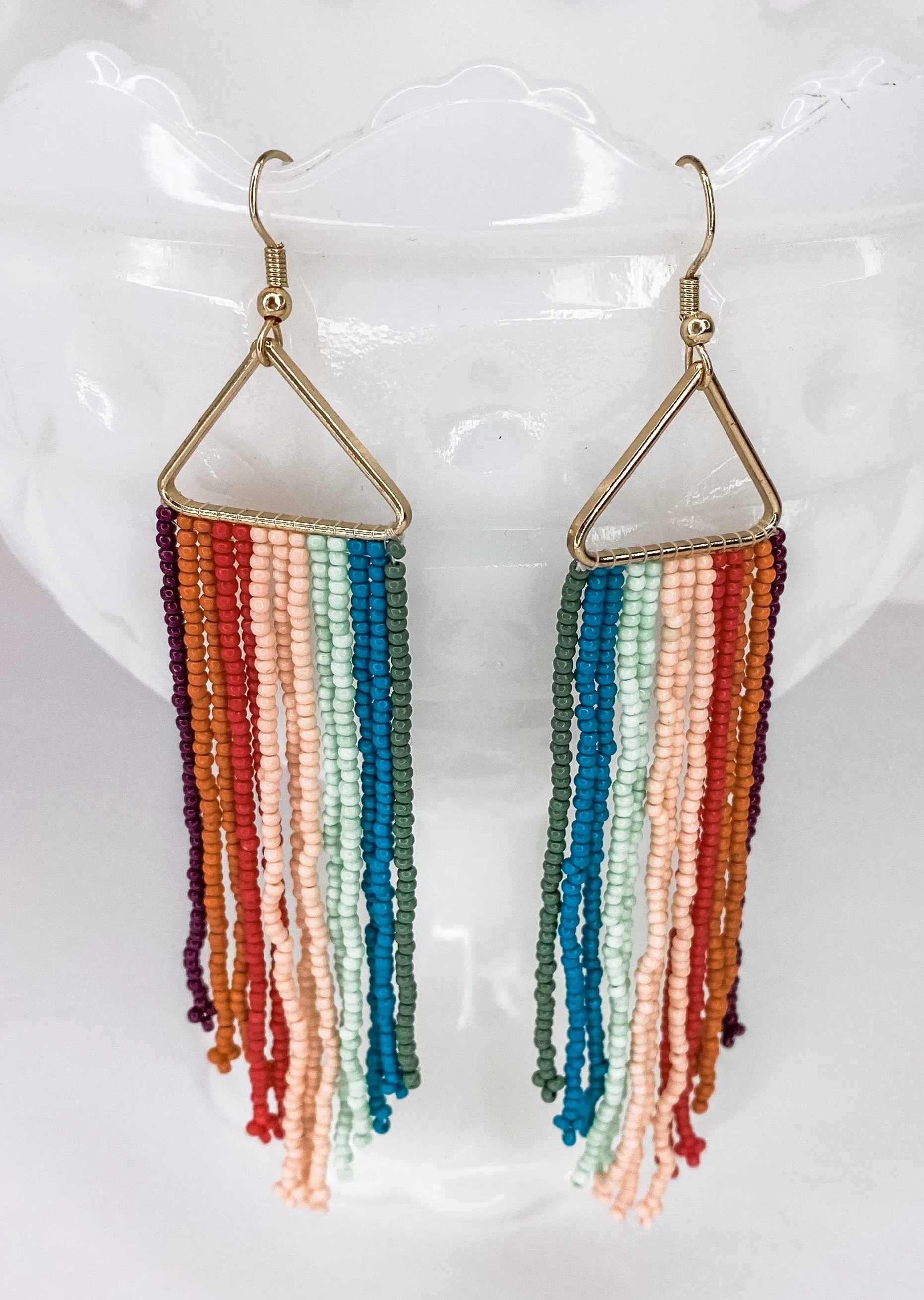 Desert Hippy Beaded Earring