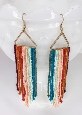 Desert Hippy Beaded Earring