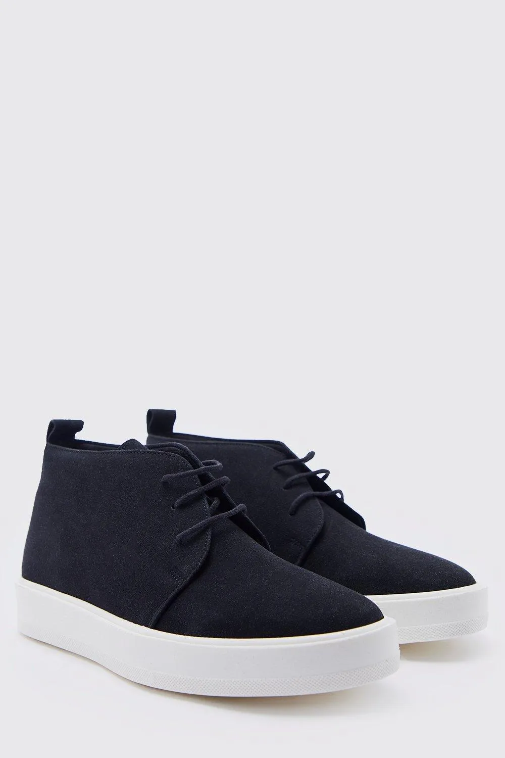 Faux Suede Chunky Desert Boot