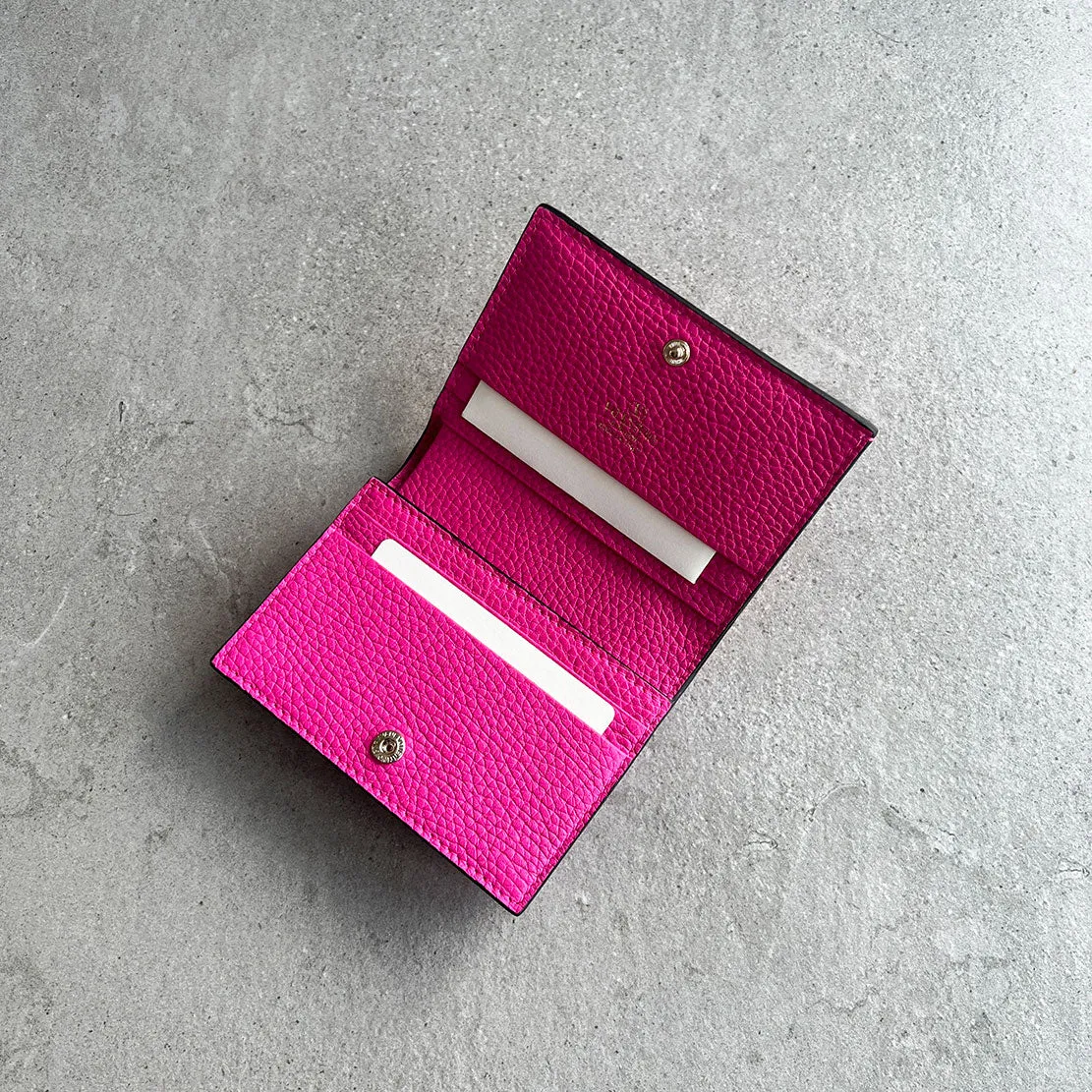 French Flap Wallet, PP Pink